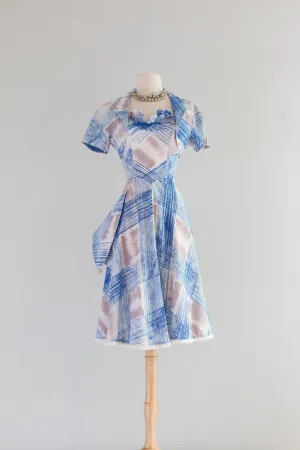 1940's Summer Sundress and Jacket By Maya de Mexico / Small