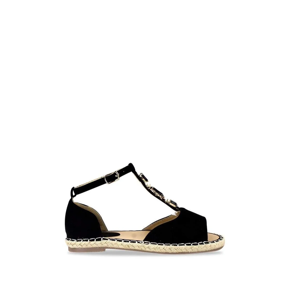 Akira T-Bar Open Toe Espadrille Shoe