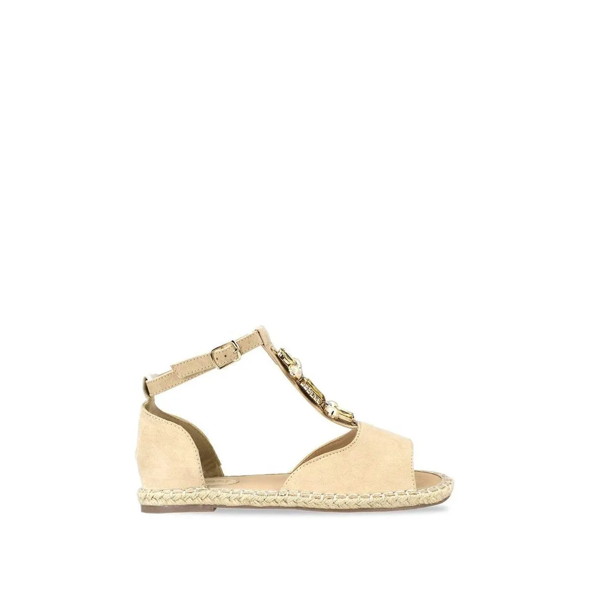 Akira T-Bar Open Toe Espadrille Shoe