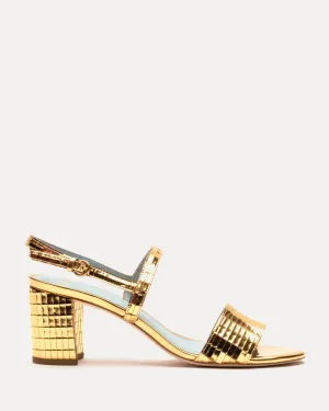 Bettina Sandal Disco Leather Gold