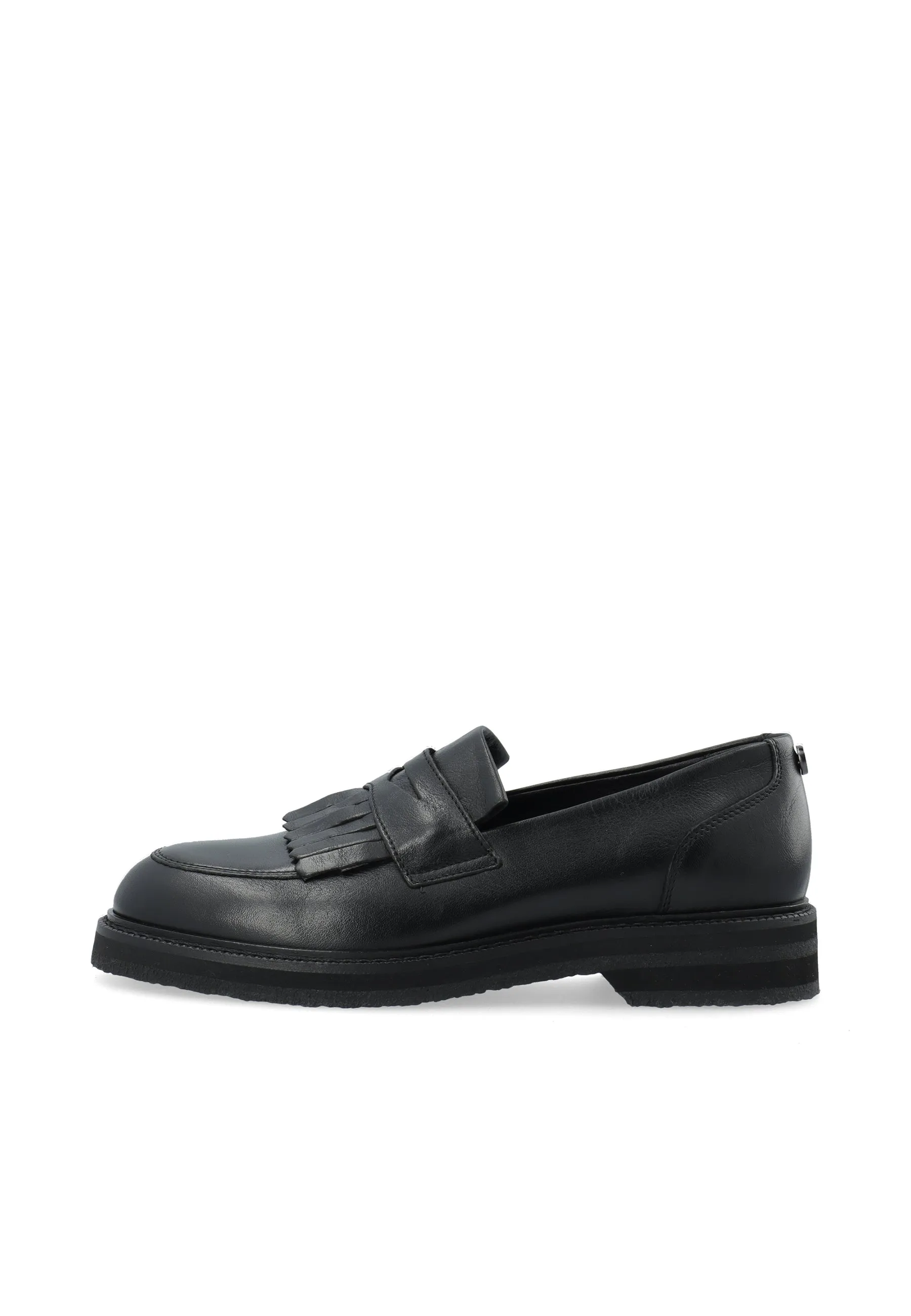 CASBETTY Loafer W. Fringes Leather