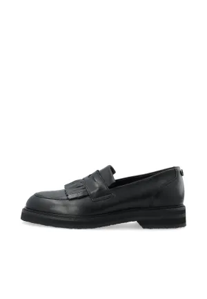 CASBETTY Loafer W. Fringes Leather