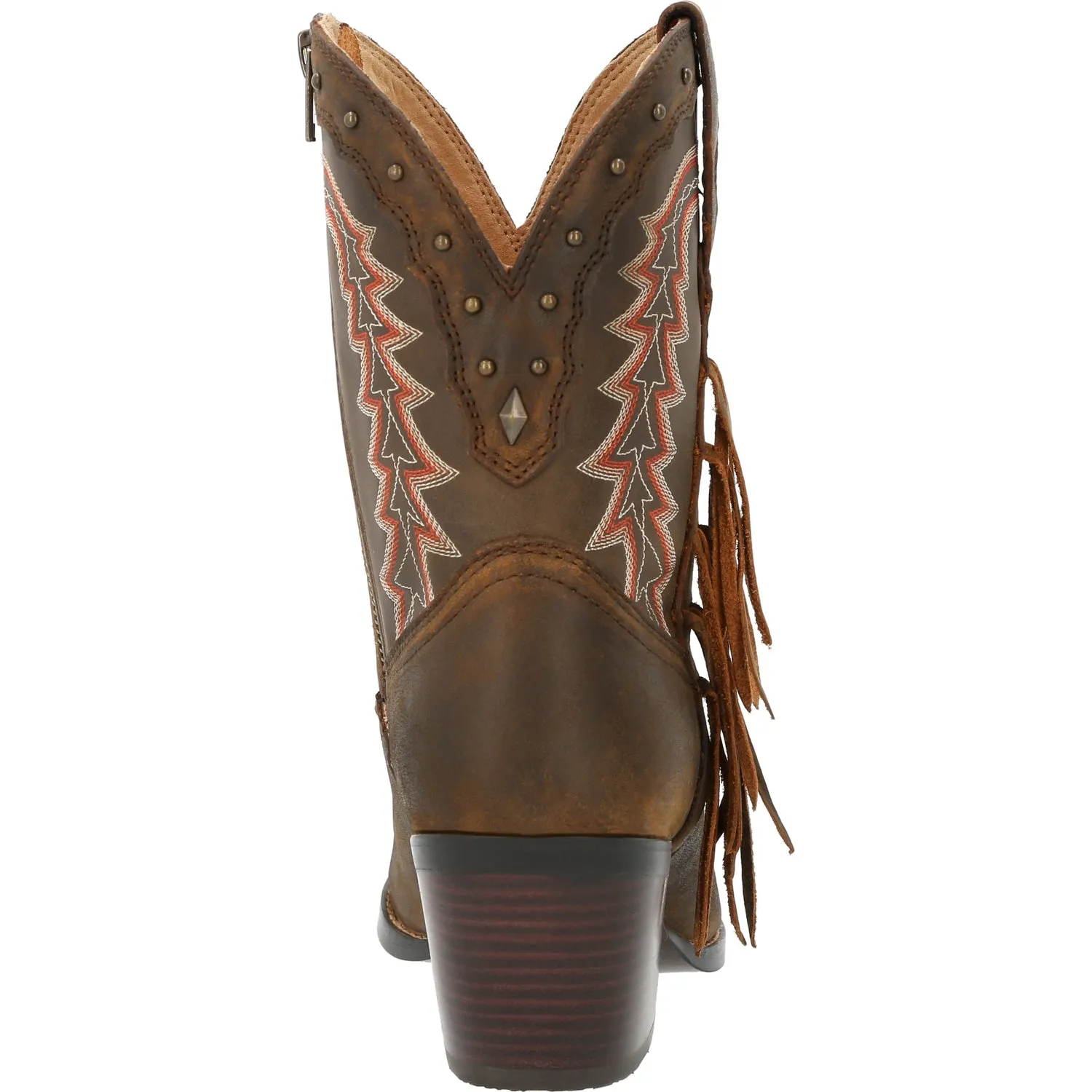 Durango Womens Crush Bootie Roasted Pecan Leather Cowboy Boots