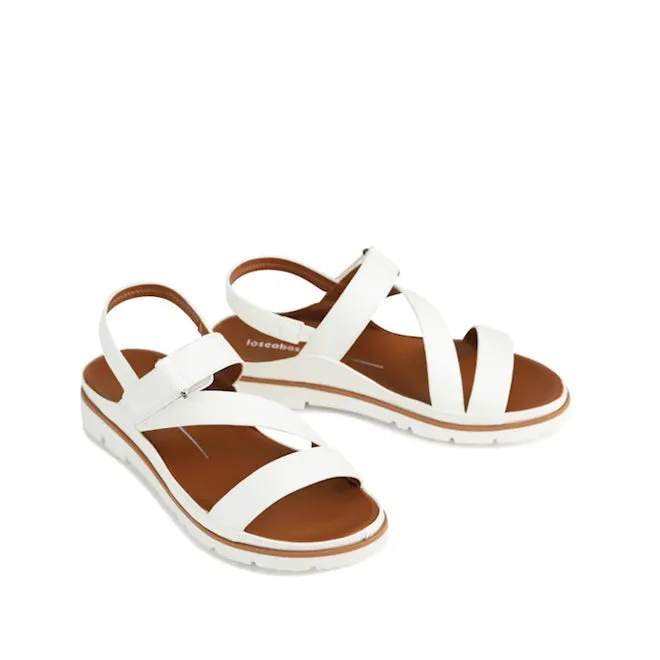 Los Cabos Ashli White Sandal